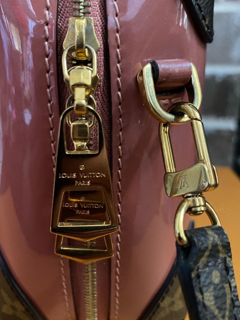Louis Vuitton  Patent Miroir Venice Vieux Rose - Picture 6 of 12